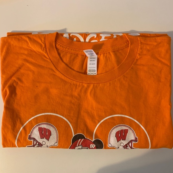 Mickey Mouse badgers football Tee - Picture 2 of 4